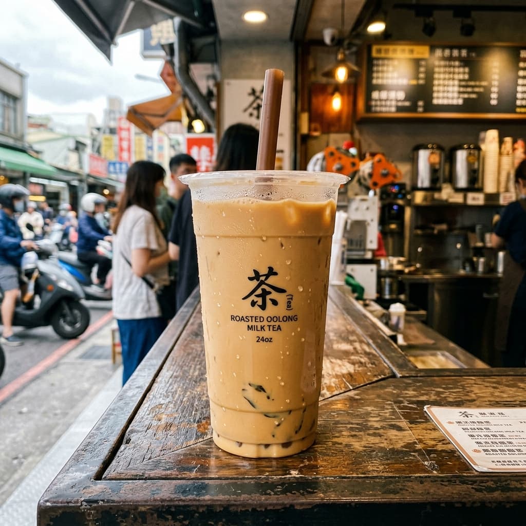 台湾焙煎烏龍 鮮奶茶（フェンナイチャ）